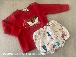 CONJUNTO BEBE NIÑO NAVIDAD 