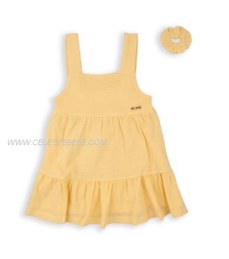 VESTIDO 2P NIÑA AMARILLO