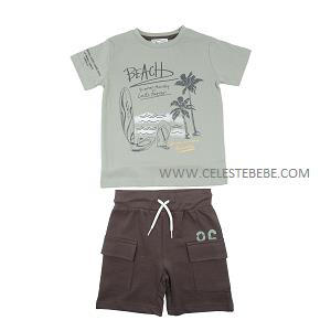 CONJUNTO 2P NIÑO BEACH VERDE