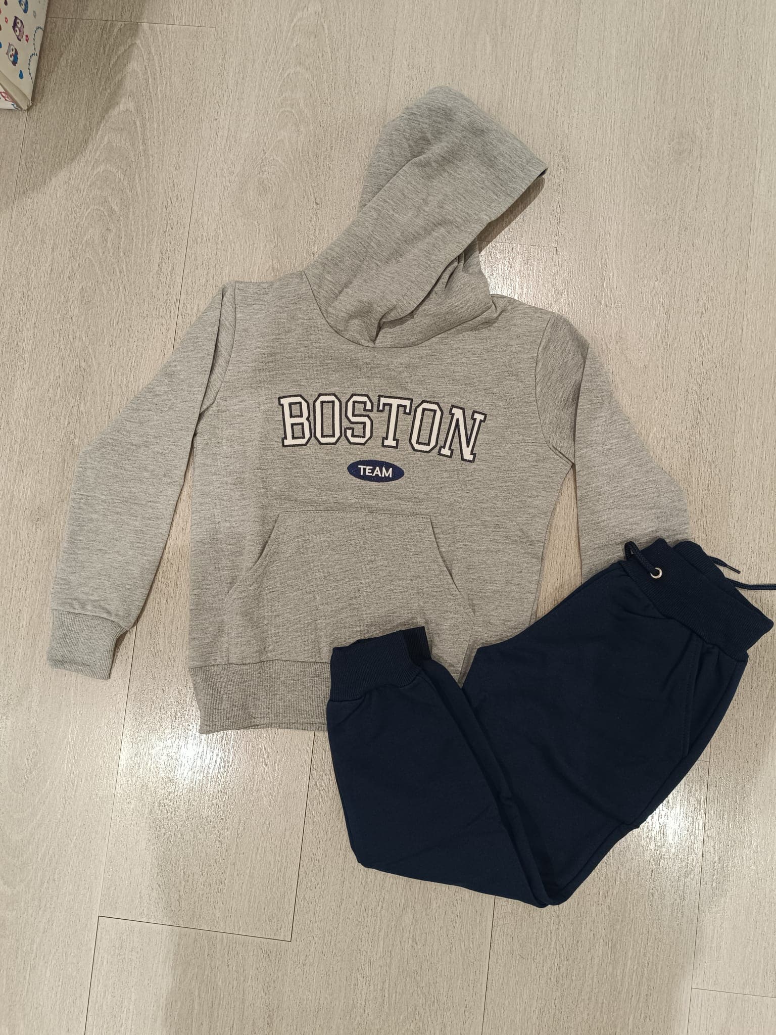 CHANDAL NIÑO BOSTON AZUL-GRIS